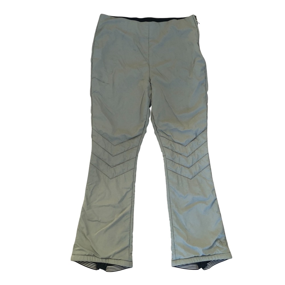 Bogner Olive Green Women's Flared Fleece Lined Winter Snowboard Ski‎ Pants Sz 10
